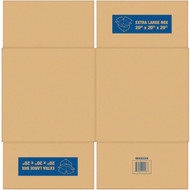 Square Built Extra Large Cardboard Moving Box