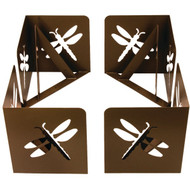 Bloom Instabrace Brown Steel Dragonfly Raised Garden Bed Bracket (4-Pack)