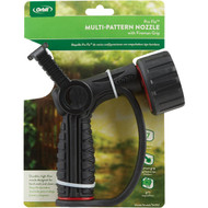 Orbit Pro Flo Zinc 7-Pattern Fireman Nozzle  Black