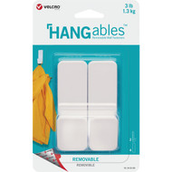 Velcro Brand Hangables 3 Lb. Capacity White Removable Medium Hook (2 Count)