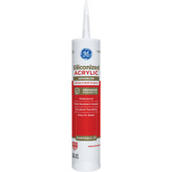 GE Siliconized Acrylic Kitchen & Bath Sealant  Clear  10 Oz. Cartridge