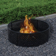 Bond 36 In. Powder Coated Steel Lattice Style Fire Ring