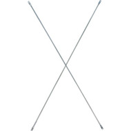 MetalTech 10 Ft. x 4 Ft. Galvanized Scaffold Cross Brace