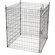 Best Garden 52 In. H. Black Powder-Coated Steel Multi Purpose Fence Post