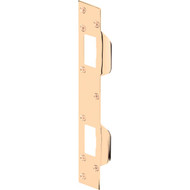 Defender Security 5-1/2 In. Brass Combination Door Strike