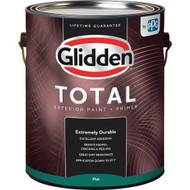 Glidden Total Exterior Paint + Primer Flat Midtone Base 1 Gallon