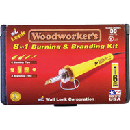 Wall Lenk Woodworker's 30W 8-in-1 Branding & Wood Burning Kit