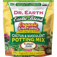 Dr. Earth Exotic Blend 4 Qt. 0.11 Lb. Cactus  Succulent Potting Soil Mix
