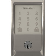 Schlage Encode Smart WiFi Deadbolt with Satin Nickel Century Trim