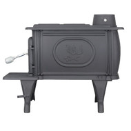 US Stove Logwood 900 Sq. Ft. Cast Iron Wood Stove