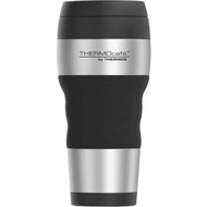 Thermos ThermoCafe 16 Oz. Black Stainless Steel Travel Tumbler