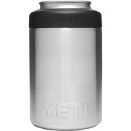 Yeti Rambler Colster 12 Oz. Silver Stainless Steel Insulated Drink Holder with Load-And-Lock Gasket