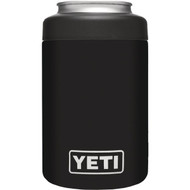Yeti Rambler Colster 12 Oz. Black Stainless Steel Insulated Drink Holder with Load-And-Lock Gasket