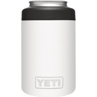 Yeti Rambler Colster 12 Oz. White Stainless Steel Insulated Drink Holder with Load-And-Lock Gasket
