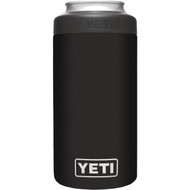 Yeti Rambler Colster Tall 16 Oz. Black Stainless Steel Insulated Drink Holder with Load-And-Lock Gasket