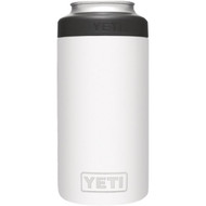 Yeti Rambler Colster Tall 16 Oz. White Stainless Steel Insulated Drink Holder with Load-And-Lock Gasket