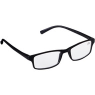 Regent 2.75 Diopter Rectangular Black Plastic Frame Reading Glasses