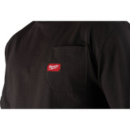 Milwaukee XL Black Short Sleeve Men's Heavy-Duty Pocket T-Shirt