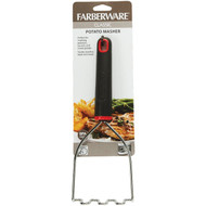 Farberware Stainless Steel Potato Masher with Black Handle