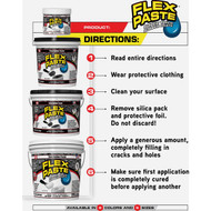 Flex Paste 1 Lb. Rubber Sealant  Black