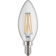 Do it 40W Equivalent Soft White B11 Candelabra LED Decorative Light Bulb (6-Pack)