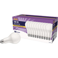 Do it 100W Equivalent Soft White A21 Medium LED Light Bulb  Title 20 (10-Pack)