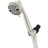 Oxygenics PowerFlow 3-Spray 1.75 GPM Handheld Shower Head  Brushed Nickel