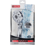 Delta SureDock 5-Spray 1.75 GPM Handheld Shower  Chrome