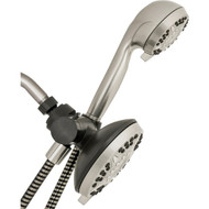 Waterpik PowerPulse Massage Dual Shower System 6+6-Spray 1.8 GPM Combo Handheld Shower & Rainfall Showerhead  Brushed Nickel