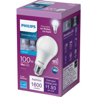 Philips 100W Equivalent Daylight A19 Medium Dimmable LED Light Bulb  Title 20 Compliant