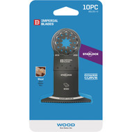 Imperial Blades Starlock 2-1/2 In. High Carbon Steel Standard Power Curve Wood Oscillating Blade (10-Pack)
