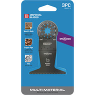 Imperial Blades Starlock 2-1/2 In. Bi-Metal Standard Wood & Nails Oscillating Blade (3-Pack)