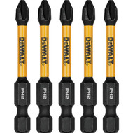 DEWALT FlexTorq 2 In. #2 Phillips Power Impact Screwdriver Bit (5-Pack)
