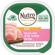 Nutro Grain Free Juicy Turkey Adult Pate Dog Food  3.5 Oz.