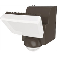 IQ America Bronze Motion Sensing LED Solar Powered Security Light Fixture  700-Lumen