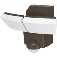 IQ America Bronze Motion Sensing LED Solar Powered Security Light Fixture  1400-Lumen