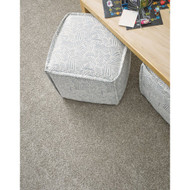 Floorigami 9 In. x 36 In. Feathered Tri-Tone Indoor Carpet Tile (12-Pack)