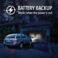 Chamberlain B6765 1-1/4 HP myQ Secure View Smart Belt Drive Garage Door Opener with WiFi  LED Lights  Battery Backup and Camera