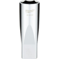 Milwaukee 1/2 In. Drive 13/16 In. 6-Point Deep Standard Socket with FOUR FLAT Sides