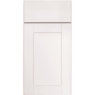 Continental Cabinets Andover Shaker 24 In. W x 12 In. D x 30 In. H White Thermofoil Wall Kitchen Cabinet