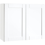Continental Cabinets Andover Shaker 36 In. W x 12 In. D x 30 In. H White Thermofoil Wall Kitchen Cabinet