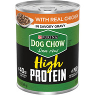 Purina Dog Chow Chicken Adult High Protein Wet Dog Food  13 Oz.