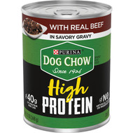 Purina Dog Chow Beef Adult Flavor High Protein Wet Dog Food  13 Oz.