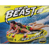Seachoice Sea Beast2 60 In. x 56 In. Open Top Towable Tube  1 to 2 Rider (340 Lb.)