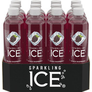 Talking Rain Sparkling Ice 17 Oz. Water  Black Raspberry
