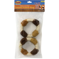 Cadet Gourmet Beef Hide Shish Kabob Chicken  Sweet Potato & Liver Dog Treats (2-Pack)