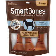 SmartBone Large Peanut Butter Chew Bone (3-Pack)
