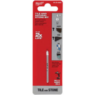 Milwaukee 1/8 In. Natural Stone  Glass and Tile Drill Bit