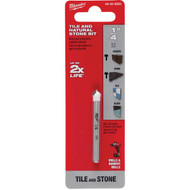 Milwaukee 1/4 In. Natural Stone  Glass and Tile Drill Bit
