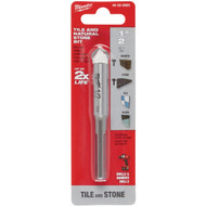 Milwaukee 1/2 In. Natural Stone  Glass and Tile Drill Bit